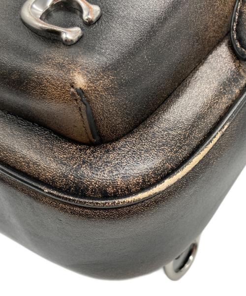 COACH（コーチ）COACH (コーチ) チャーター パック・ラブド レザー  ブラウン サイズ:実寸サイズをご参照くださいの古着・服飾アイテム