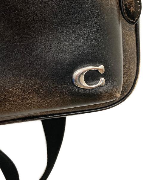 COACH（コーチ）COACH (コーチ) チャーター パック・ラブド レザー  ブラウン サイズ:実寸サイズをご参照くださいの古着・服飾アイテム