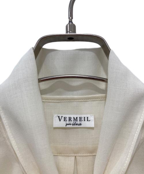 VERMEIL par iena（ヴェルメイユ パー イエナ）VERMEIL par iena (ヴェルメイユ パー イエナ) Woolボイルボータイブラウス アイボリー サイズ:Freeの古着・服飾アイテム