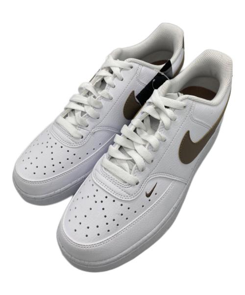 NIKE（ナイキ）NIKE (ナイキ) コート ビジョン LO NN ホワイト×ベージュ サイズ:26.5cmの古着・服飾アイテム