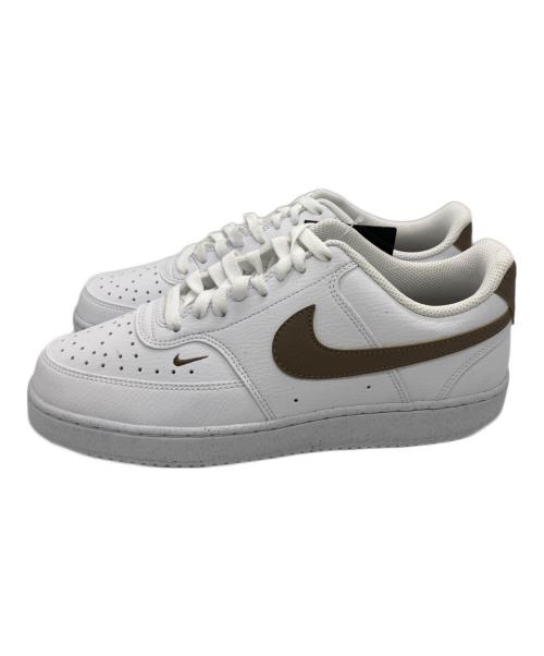 NIKE（ナイキ）NIKE (ナイキ) コート ビジョン LO NN ホワイト×ベージュ サイズ:26.5cmの古着・服飾アイテム