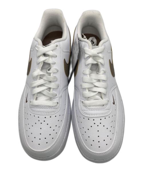 NIKE（ナイキ）NIKE (ナイキ) コート ビジョン LO NN ホワイト×ベージュ サイズ:26.5cmの古着・服飾アイテム