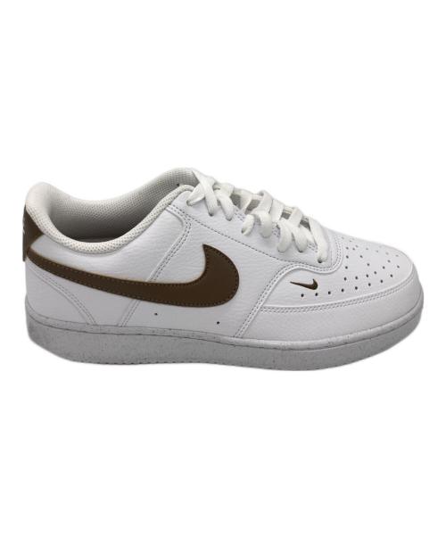 NIKE（ナイキ）NIKE (ナイキ) コート ビジョン LO NN ホワイト×ベージュ サイズ:26.5cmの古着・服飾アイテム