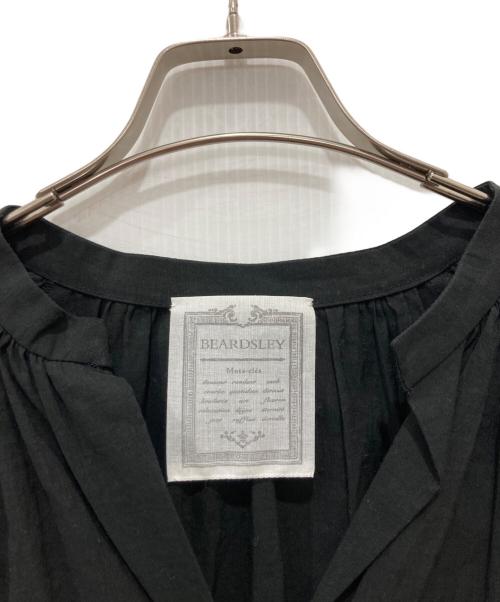 BEARDSLEY（ビアズリー）BEARDSLEY (ビアズリー) 袖ジャガードワンピース ブラック サイズ:FREEの古着・服飾アイテム