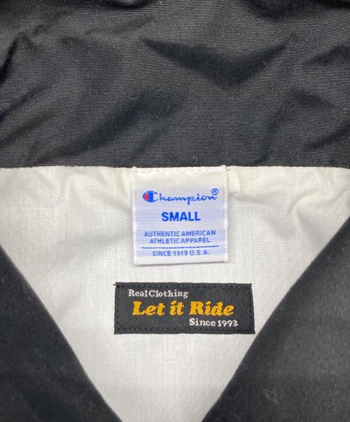 Champion（チャンピオン）Champion (チャンピオン) Let it Ride (レットイットライド) コーチジャケット ブラック サイズ:Sの古着・服飾アイテム