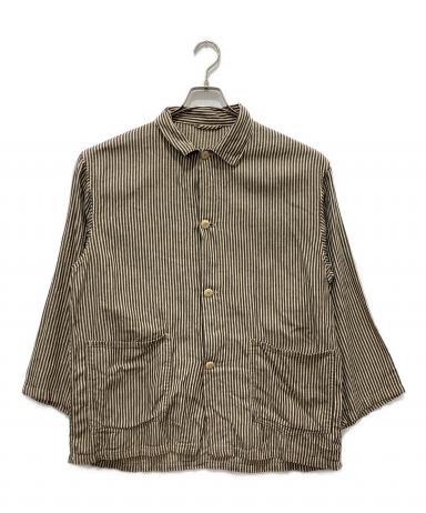 中古・古着通販】COMOLI (コモリ) ストライプワークジャケット