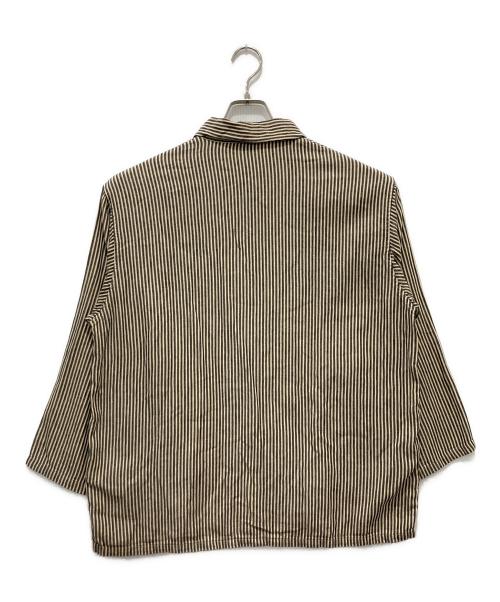 COMOLI（コモリ）COMOLI (コモリ) ストライプワークジャケット ベージュ サイズ:2の古着・服飾アイテム