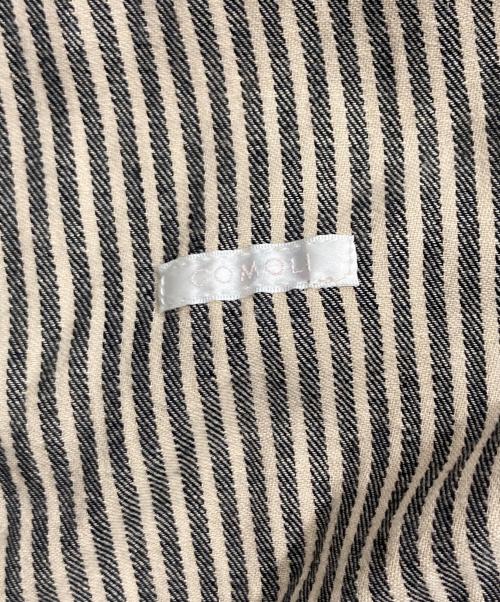 COMOLI（コモリ）COMOLI (コモリ) ストライプワークジャケット ベージュ サイズ:2の古着・服飾アイテム
