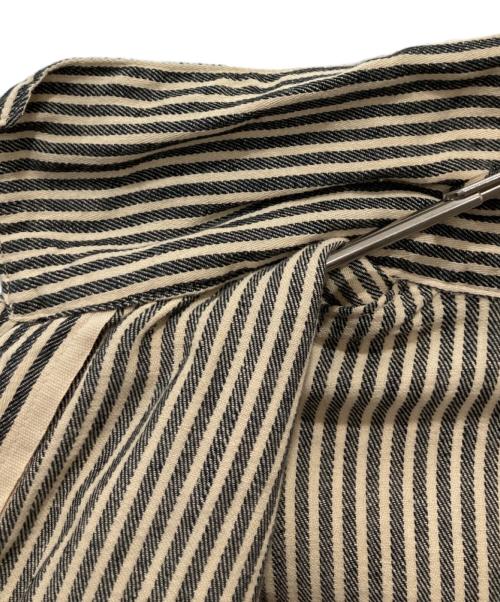 COMOLI（コモリ）COMOLI (コモリ) ストライプワークジャケット ベージュ サイズ:2の古着・服飾アイテム