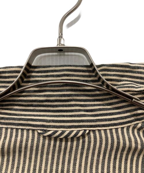 COMOLI（コモリ）COMOLI (コモリ) ストライプワークジャケット ベージュ サイズ:2の古着・服飾アイテム