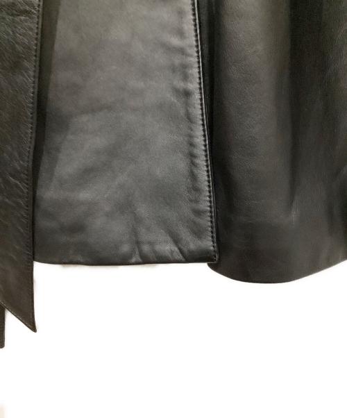 BALMAIN（バルマン）BALMAIN (バルマン) レザーコート ブラック サイズ:-の古着・服飾アイテム