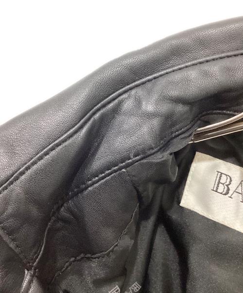 BALMAIN（バルマン）BALMAIN (バルマン) レザーコート ブラック サイズ:-の古着・服飾アイテム