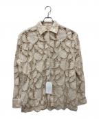 Ameriアメリ）の古着「VINTAGE LIKE CODE LACE SHIRT」｜ベージュ
