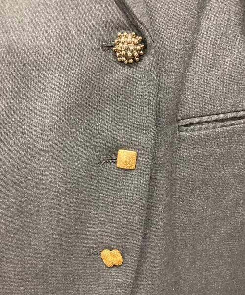 journal standard L'essage（ジャーナルスタンダード レサージュ）journal standard L'essage (ジャーナルスタンダード レサージュ) オーナメントボタン テーラーベスト グレー サイズ:Freeの古着・服飾アイテム
