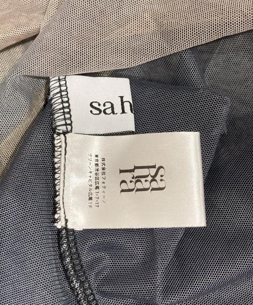 sahara（サハラ）sahara (サハラ) High Neck Sheer Top ブラック サイズ:不明の古着・服飾アイテム