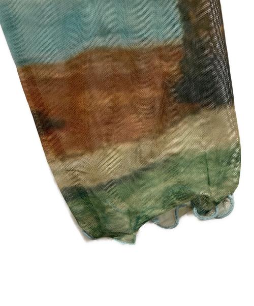 sahara（サハラ）sahara (サハラ) High Neck Sheer Top ブルー サイズ:不明の古着・服飾アイテム