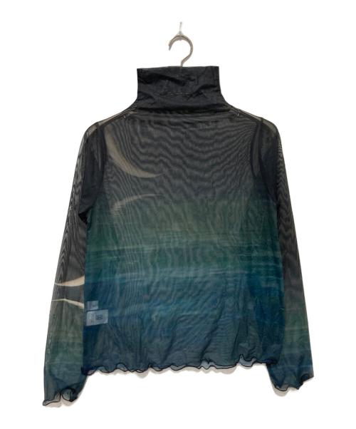 sahara（サハラ）sahara (サハラ) High Neck Sheer Top グリーン サイズ:下記参照の古着・服飾アイテム