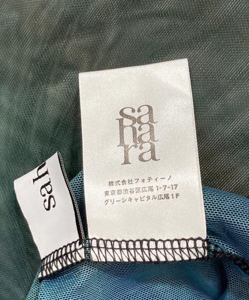 sahara（サハラ）sahara (サハラ) High Neck Sheer Top グリーン サイズ:下記参照の古着・服飾アイテム