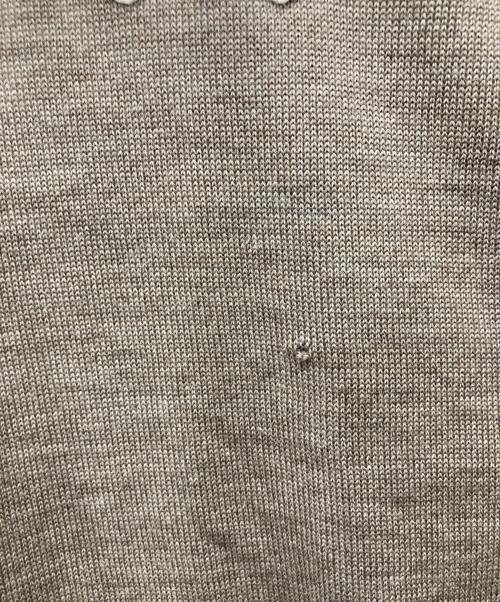 maison kitsune（メゾンキツネ）maison kitsune (メゾンキツネ) ダブル フォックスヘッド メリノ レギュラー カーディガン ベージュ サイズ:Lの古着・服飾アイテム