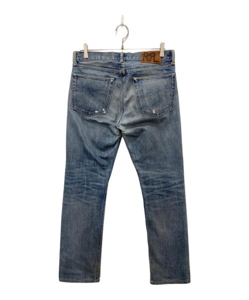 RRL（ダブルアールエル）RRL (ダブルアールエル) デニムパンツ / SLIM FIT ダメージ デニムパンツ インディゴ サイズ:W31×L32の古着・服飾アイテム