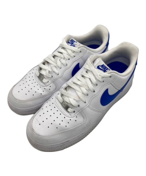 NIKE（ナイキ）NIKE (ナイキ) AIR FORCE 1 ‘07 ホワイト×ブルー サイズ:27.5cmの古着・服飾アイテム