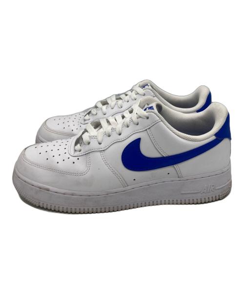 NIKE（ナイキ）NIKE (ナイキ) AIR FORCE 1 ‘07 ホワイト×ブルー サイズ:27.5cmの古着・服飾アイテム