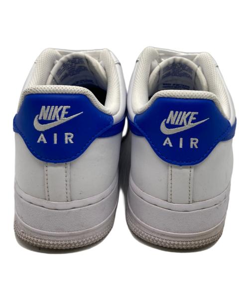 NIKE（ナイキ）NIKE (ナイキ) AIR FORCE 1 ‘07 ホワイト×ブルー サイズ:27.5cmの古着・服飾アイテム
