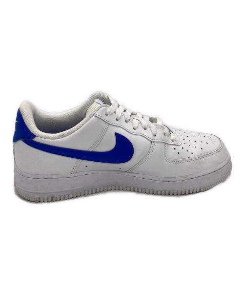 NIKE（ナイキ）NIKE (ナイキ) AIR FORCE 1 ‘07 ホワイト×ブルー サイズ:27.5cmの古着・服飾アイテム