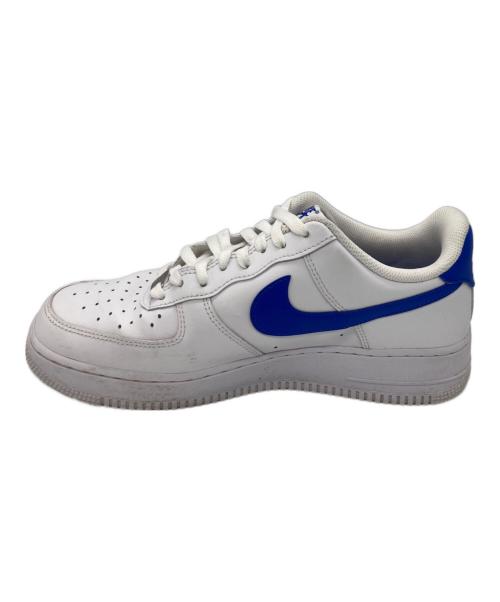 NIKE（ナイキ）NIKE (ナイキ) AIR FORCE 1 ‘07 ホワイト×ブルー サイズ:27.5cmの古着・服飾アイテム