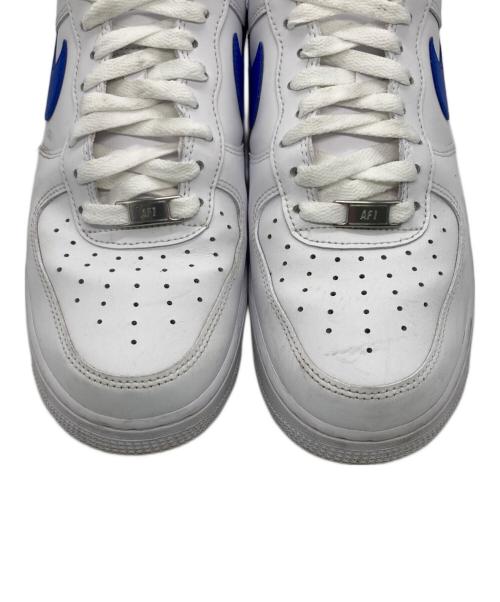 NIKE（ナイキ）NIKE (ナイキ) AIR FORCE 1 ‘07 ホワイト×ブルー サイズ:27.5cmの古着・服飾アイテム