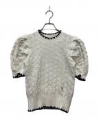 Bibiy.ビビィ）の古着「B.PUFF KNIT」｜ホワイト