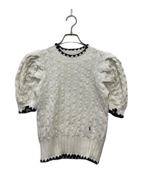 Bibiy.（ビビィ）Bibiy. (ビビィ) B.PUFF KNIT ホワイト サイズ:Freeの古着・服飾アイテム