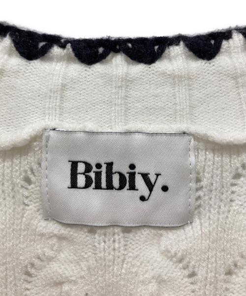 Bibiy.（ビビィ）Bibiy. (ビビィ) B.PUFF KNIT ホワイト サイズ:Freeの古着・服飾アイテム