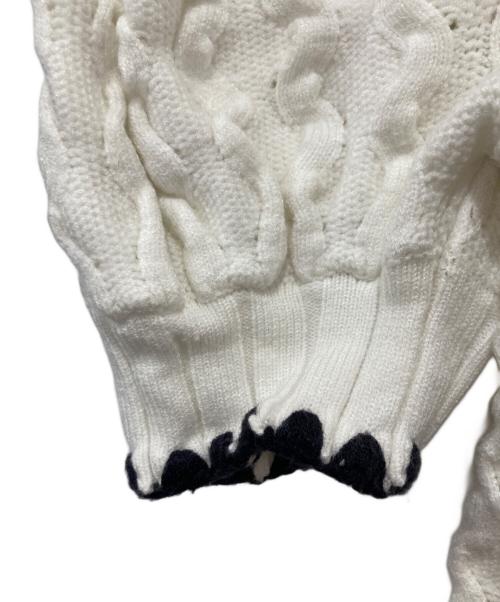 Bibiy.（ビビィ）Bibiy. (ビビィ) B.PUFF KNIT ホワイト サイズ:Freeの古着・服飾アイテム