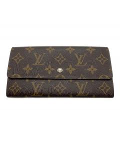 中古・古着通販】LOUIS VUITTON (ルイ ヴィトン) 長財布 オレンジ