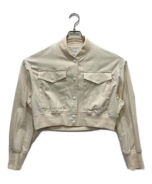 Spick and Span（スピック＆スパン）Spick and Span (スピック＆スパン) コットンニドムショートブルゾン アイボリー サイズ:FREEの古着・服飾アイテム