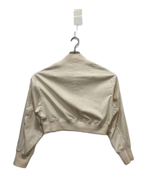 Spick and Span（スピック＆スパン）Spick and Span (スピック＆スパン) コットンニドムショートブルゾン アイボリー サイズ:FREEの古着・服飾アイテム