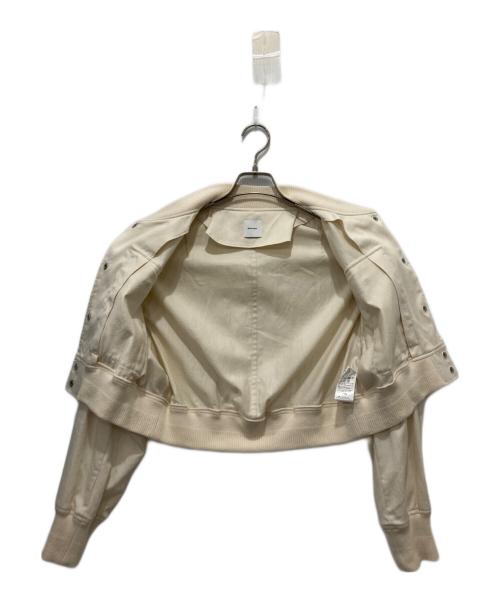 Spick and Span（スピック＆スパン）Spick and Span (スピック＆スパン) コットンニドムショートブルゾン アイボリー サイズ:FREEの古着・服飾アイテム