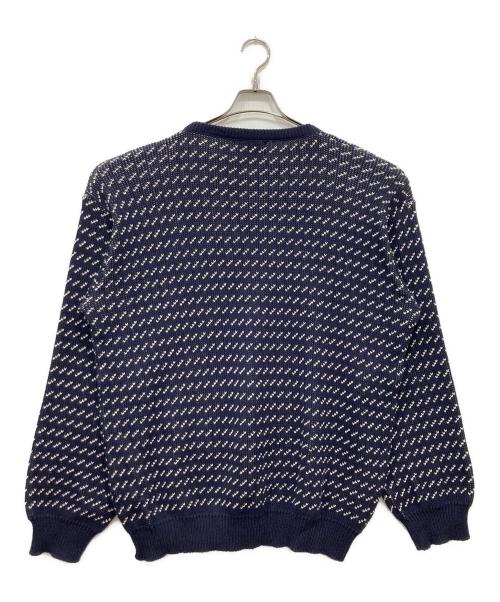 binghamton knitting company（ビンガムトンニッティングカンパニー）binghamton knitting company (ビンガムトンニッティングカンパニー) バーズアイニット ネイビー サイズ:2XLの古着・服飾アイテム