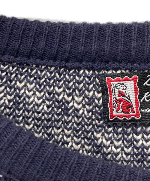 binghamton knitting company（ビンガムトンニッティングカンパニー）binghamton knitting company (ビンガムトンニッティングカンパニー) バーズアイニット ネイビー サイズ:2XLの古着・服飾アイテム