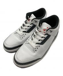 NIKE（ナイキ）の古着「Air Jordan 3 Retro/ナイキ エアジョーダン3 レトロ "セメントグレー"」｜ホワイト