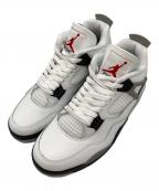 NIKEナイキ）の古着「AIR JORDAN 4 RETRO / エアジョーダン4レトロ」｜ホワイト