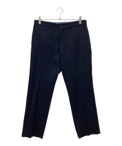 COMME des GARCONS HOMME（コムデギャルソン オム）COMME des GARCONS HOMME (コムデギャルソン オム) クロップドウールスラックス ネイビー サイズ:Mの古着・服飾アイテム