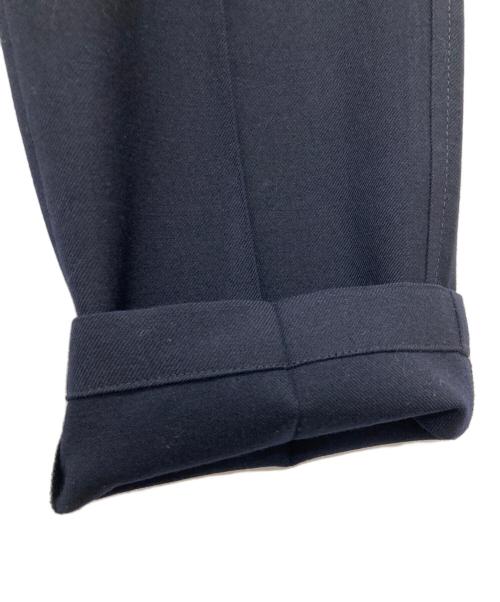COMME des GARCONS HOMME（コムデギャルソン オム）COMME des GARCONS HOMME (コムデギャルソン オム) クロップドウールスラックス ネイビー サイズ:Mの古着・服飾アイテム