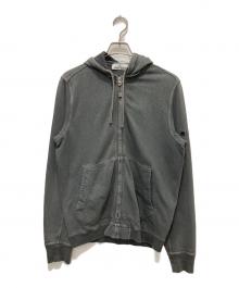 STONE ISLAND（ストーンアイランド）の古着「ガーメントダイジップパーカー」｜グレー