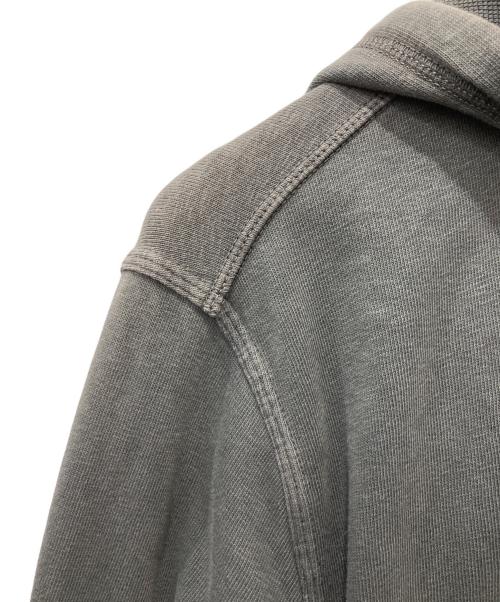 STONE ISLAND（ストーンアイランド）STONE ISLAND (ストーンアイランド) ガーメントダイジップパーカー グレー サイズ:Mの古着・服飾アイテム