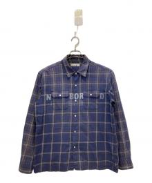 NEIGHBORHOOD（ネイバーフッド）の古着「チェックシャツ」｜ブルー