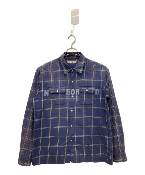 NEIGHBORHOOD（ネイバーフッド）NEIGHBORHOOD (ネイバーフッド) チェックシャツ ブルー サイズ:-の古着・服飾アイテム