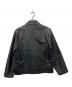 DANIELE ALESSANDRINI (ダニエレアレッサンドリーニ) レザージャケット ブラック サイズ:50：10000円