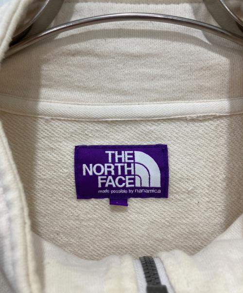 THE NORTHFACE PURPLELABEL（ザ・ノースフェイス パープルレーベル）THE NORTHFACE PURPLELABEL (ザ・ノースフェイス パープルレーベル) 10oz Zip Up Field Jacket / 10オンス ジップアップ フーデッドジャケット アイボリー サイズ:Lの古着・服飾アイテム